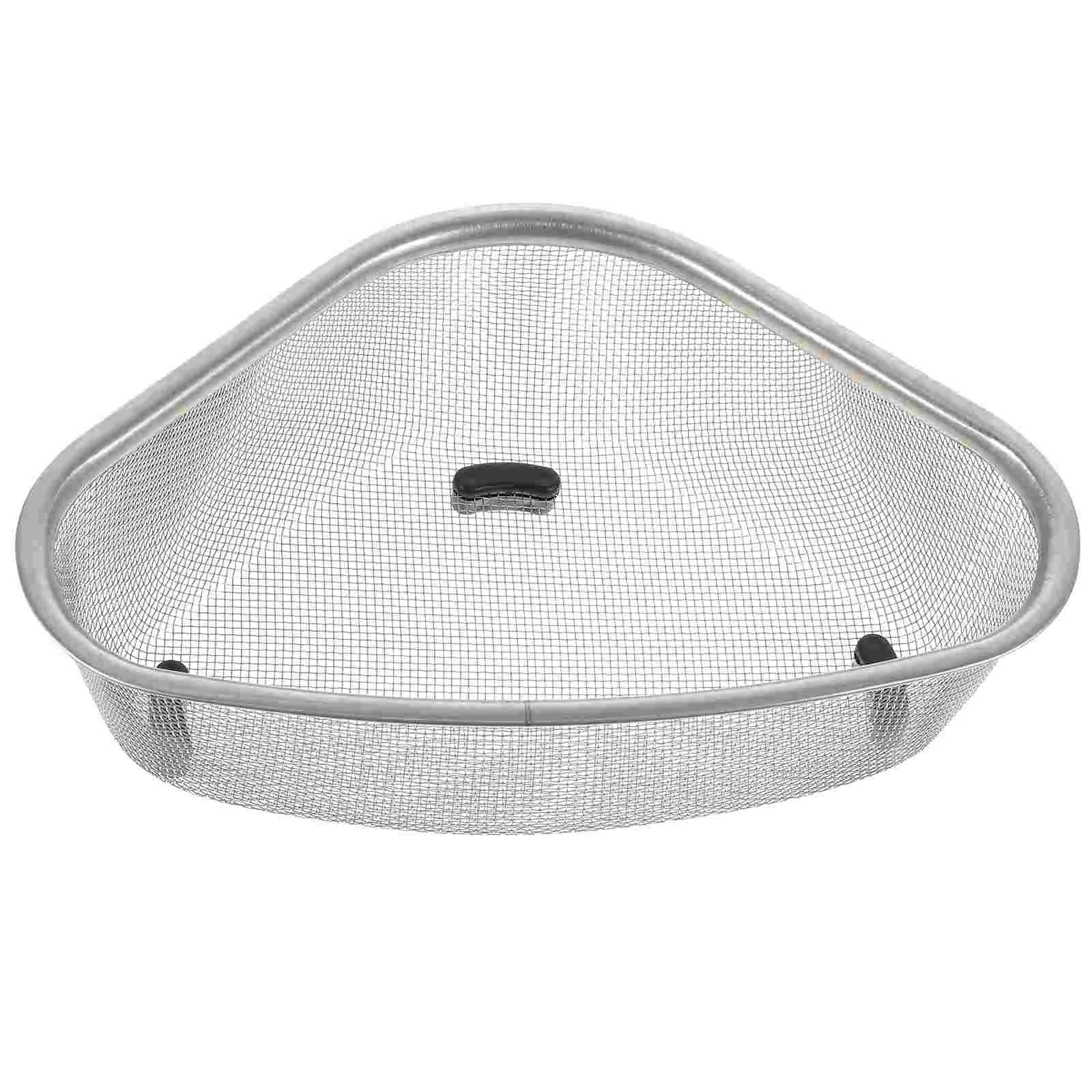 Strainer Basket Sink Kitchen Colander Bowl Triangle Corner Metal Drain Fruit Colanders Mesh Vegetable Washdraining Container 
Strainer Basket Sink Kitchen Colander Bowl Triangle Corner Metal Drain Fruit Colanders Mesh Vegetable Washdraining Container