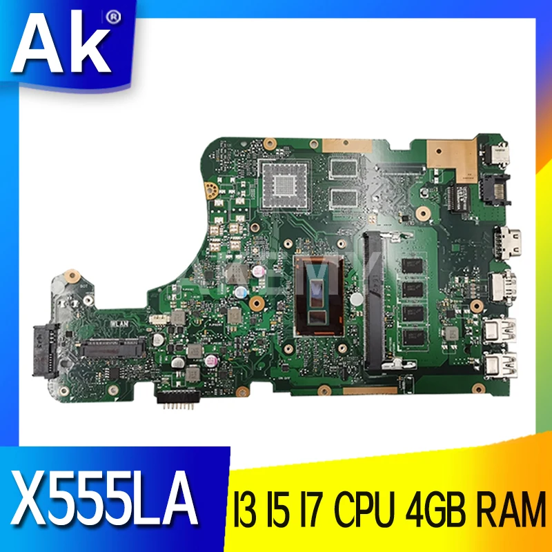 X555LA I3 I5 I7 CPU 4GB RAM motherboard For Asus W519L K555L A555L X555LD X555LF X555LJ X555L Laptop motherboard mainboard
X555LA I3 I5 I7 CPU 4GB RAM motherboard For Asus W519L K555L A555L X555LD X555LF X555LJ X555L Laptop motherboard mainboard