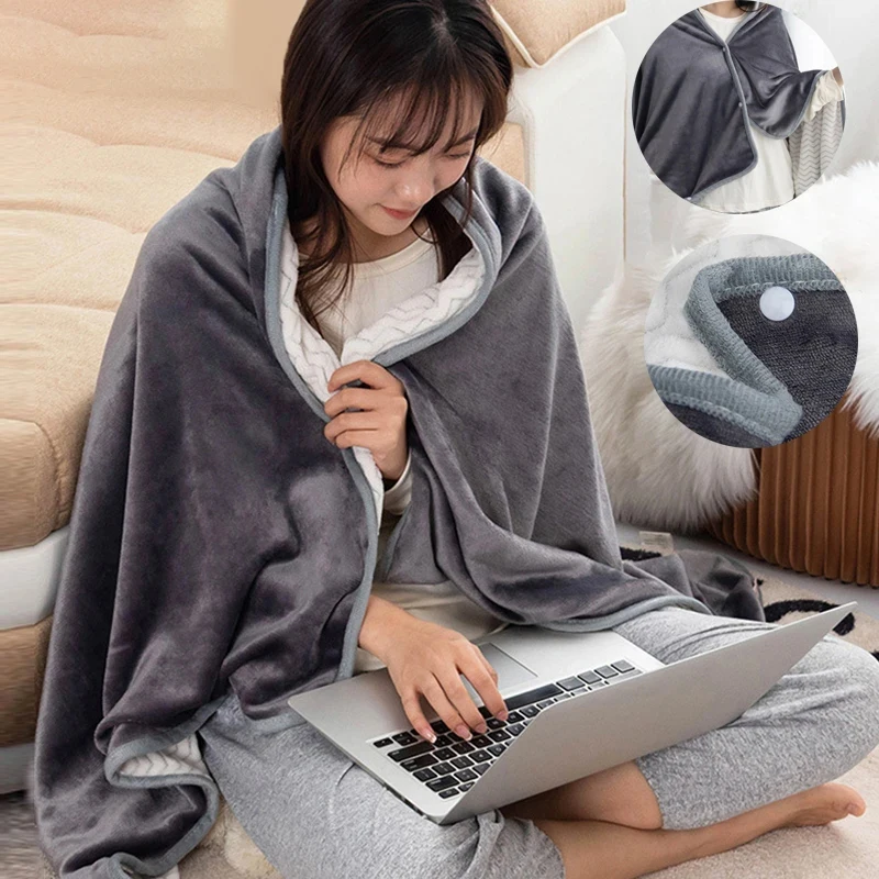 HOLAROOM Spring/Autumn Blanket Wearable Quality Blanket With Buckle Plush Cloak Cape Multi Color Available
HOLAROOM Spring/Autumn Blanket Wearable Quality Blanket With Buckle Plush Cloak Cape Multi Color Available