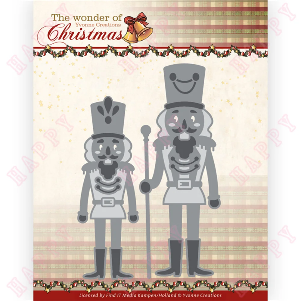 Metal Cutting Dies Christmas Nutcracker Decoration For DIY Scrapbook Diary Album Paper Craft Template Card Embossing Handcraft
Metal Cutting Dies Christmas Nutcracker Decoration For DIY Scrapbook Diary Album Paper Craft Template Card Embossing Handcraft