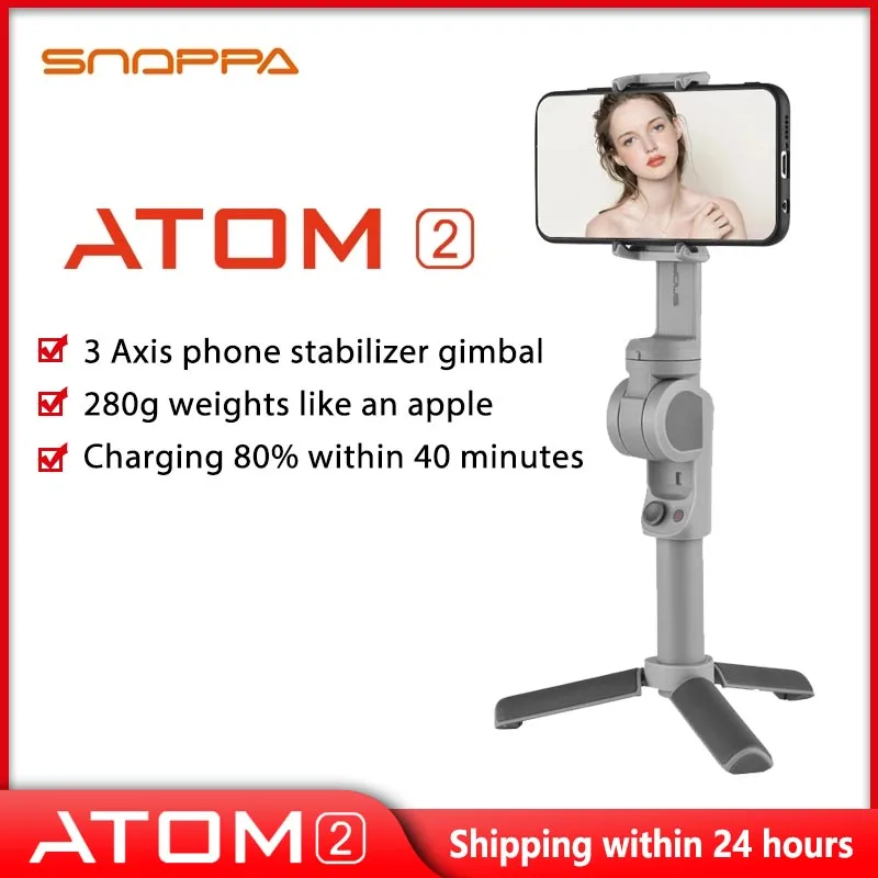 Складной 3-осевой карданный стабилизатор Snoppa Atom 2, шарнирный держатель со штативом для Iphone, Android, Phone smooth4 Mini Mx
Складной 3-осевой карданный стабилизатор Snoppa Atom 2, шарнирный держатель со штативом для Iphone, Android, Phone smooth4 Mini Mx