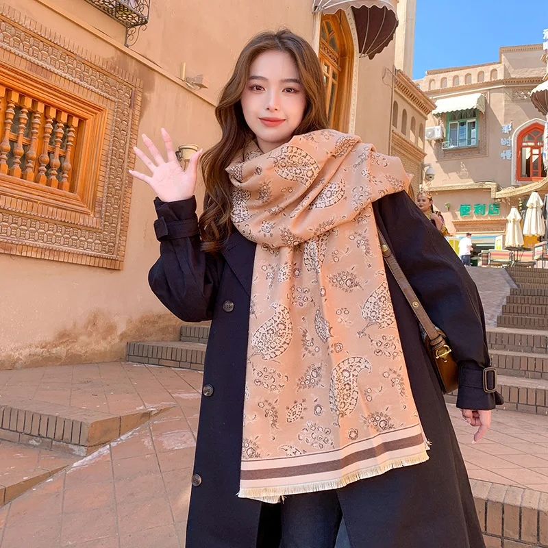 Luxury Horse Print Scarf Women Cashmere Winter Warm Scarves Brand Pashmina Shawls Lady Wraps Bufanda Thick Bandana
Luxury Horse Print Scarf Women Cashmere Winter Warm Scarves Brand Pashmina Shawls Lady Wraps Bufanda Thick Bandana