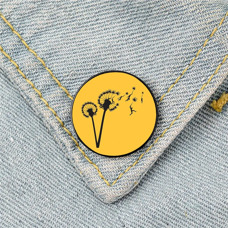 Dandylion People Flight Pin Custom Funny Brooches Shirt Lapel Bag Cute Badge Cartoon Cute Jewelry Gift for Lover Girl Friends
Dandylion People Flight Pin Custom Funny Brooches Shirt Lapel Bag Cute Badge Cartoon Cute Jewelry Gift for Lover Girl Friends