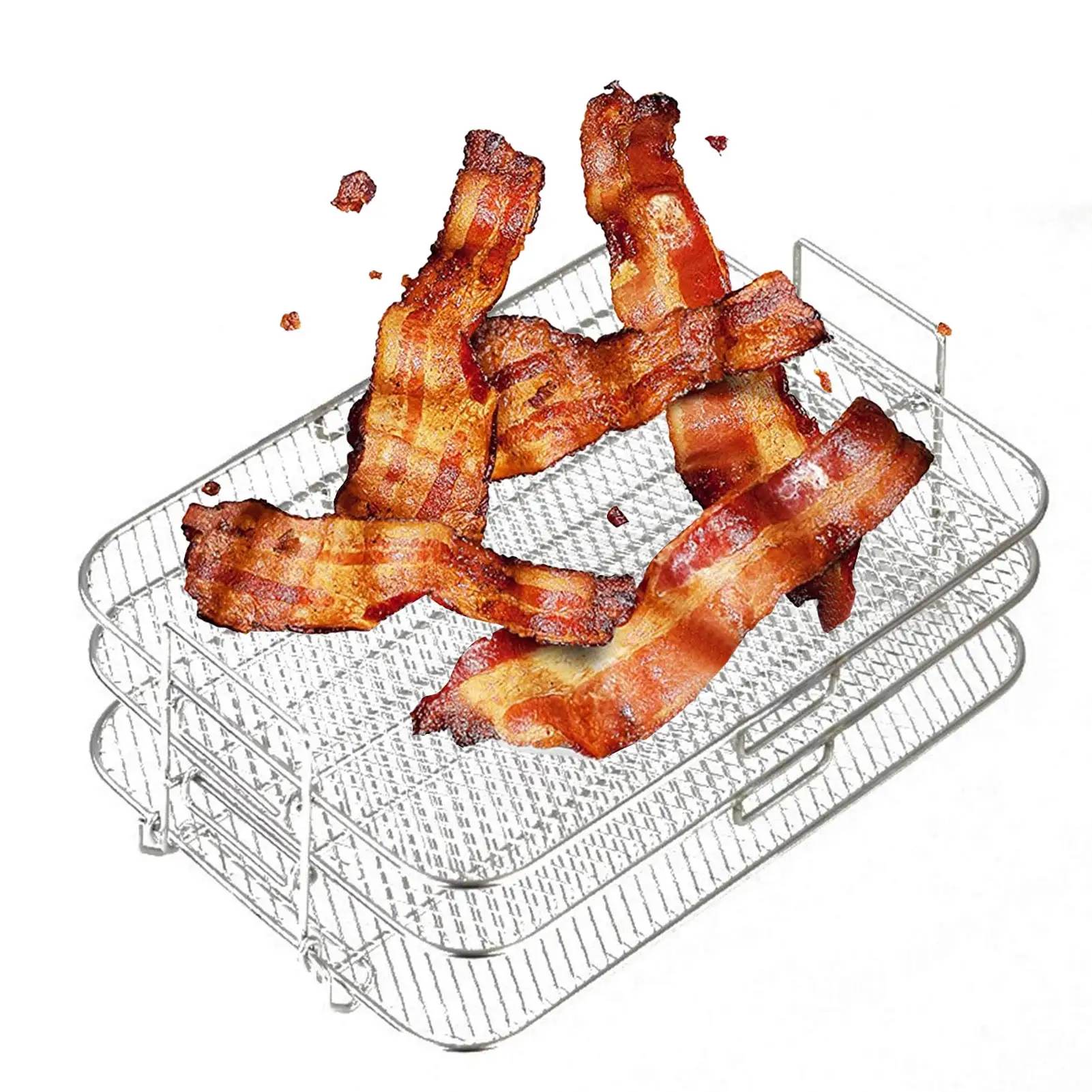 Air Fryer Rack ForNinja 3 Layers Dehydrator Stand Multi-Layer Safe Stackable Toast Rack Stand Air Fryer Accessorie For
Air Fryer Rack ForNinja 3 Layers Dehydrator Stand Multi-Layer Safe Stackable Toast Rack Stand Air Fryer Accessorie For