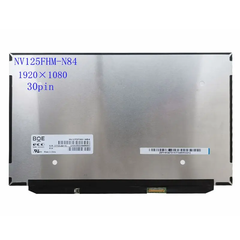 NV125FHM-N84 NV125FHM-N82 IPS Screen Replacement 12.5"Inch Full HD 1920*1080 Paper Thin Lcd Led Screen
NV125FHM-N84 NV125FHM-N82 IPS Screen Replacement 12.5"Inch Full HD 1920*1080 Paper Thin Lcd Led Screen