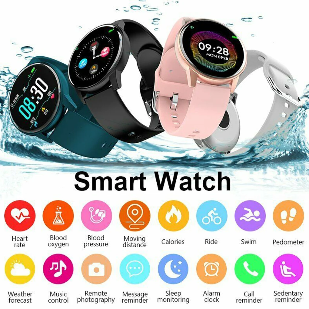 Smart Watch Bluetooth Heartrate Wristwatch Blood Pressure 1.3 Inch Round Dial Watch Call Reminder Bracelet For Android IOS
Smart Watch Bluetooth Heartrate Wristwatch Blood Pressure 1.3 Inch Round Dial Watch Call Reminder Bracelet For Android IOS