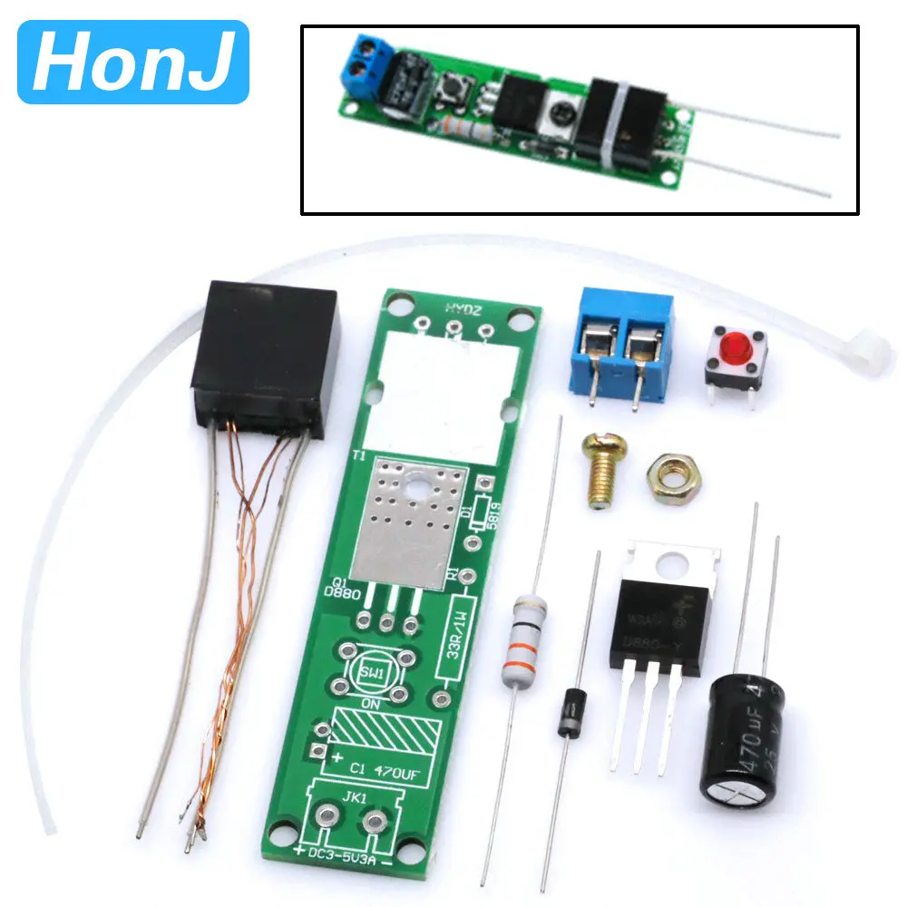 DC3-5V DIY комплект генератора высокого напряжения дуговой воспламенитель комплект зажигалки для DIY электронного производственного набора
DC3-5V DIY комплект генератора высокого напряжения дуговой воспламенитель комплект зажигалки для DIY электронного производственного набора
