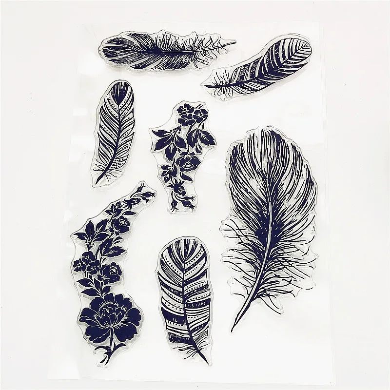 feathers Leaves Clear Stamps for DIY Scrapbooking Card Transparent Rubber Stamps Making Photo Album Crafts Template Decoration
feathers Leaves Clear Stamps for DIY Scrapbooking Card Transparent Rubber Stamps Making Photo Album Crafts Template Decoration