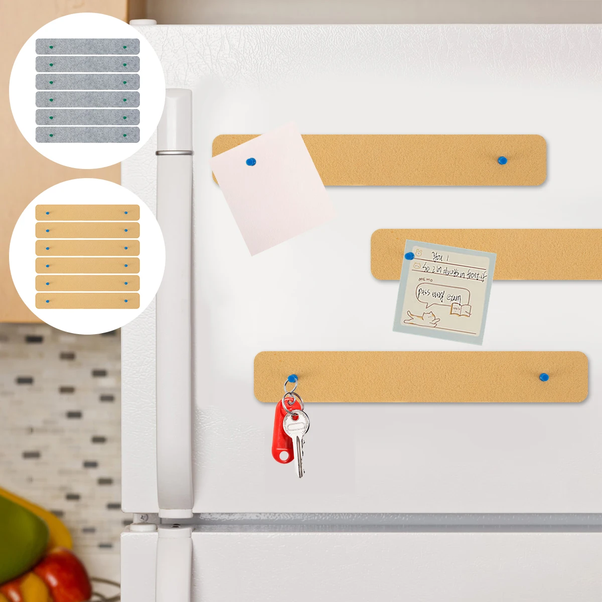 6Pcs Felt Pin Board Bars for Walls Self Adhesive Notice Board with 34 Push Pins Multifunctional Bulletin Board Strips Felt Pin
6Pcs Felt Pin Board Bars for Walls Self Adhesive Notice Board with 34 Push Pins Multifunctional Bulletin Board Strips Felt Pin