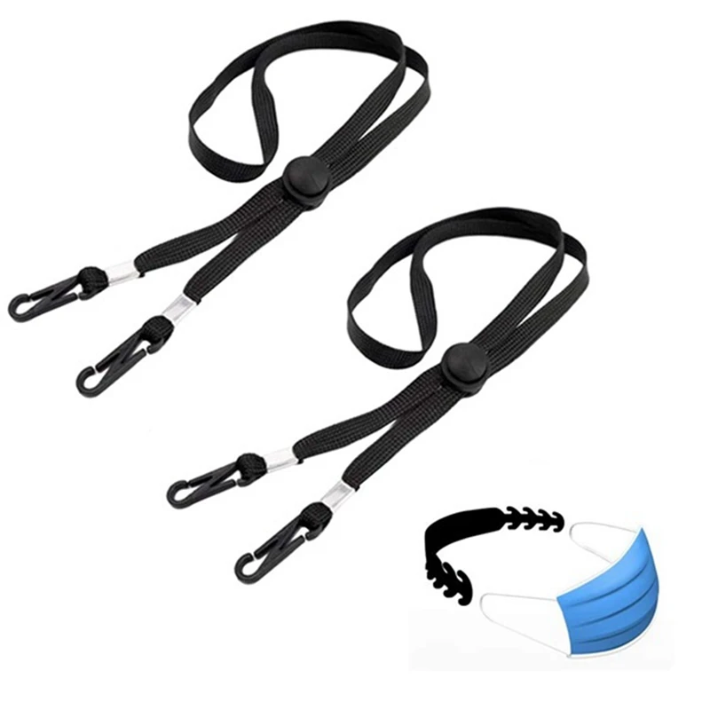 40Pcs Lanyard Strap Holder For Face Masks Glasses, Wearing On Neck Anti-Lost, Relax Ears For Unisex Women Men Kids-Black
40Pcs Lanyard Strap Holder For Face Masks Glasses, Wearing On Neck Anti-Lost, Relax Ears For Unisex Women Men Kids-Black