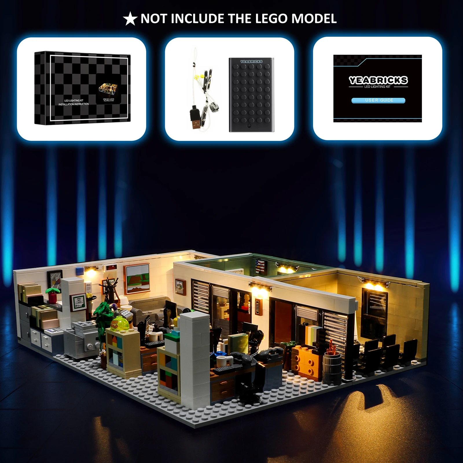 JOY MAGS Led Light Kit for 21336 The Office Building Blocks Set (NOT Include the Model) Bricks Toys for Children
JOY MAGS Led Light Kit for 21336 The Office Building Blocks Set (NOT Include the Model) Bricks Toys for Children