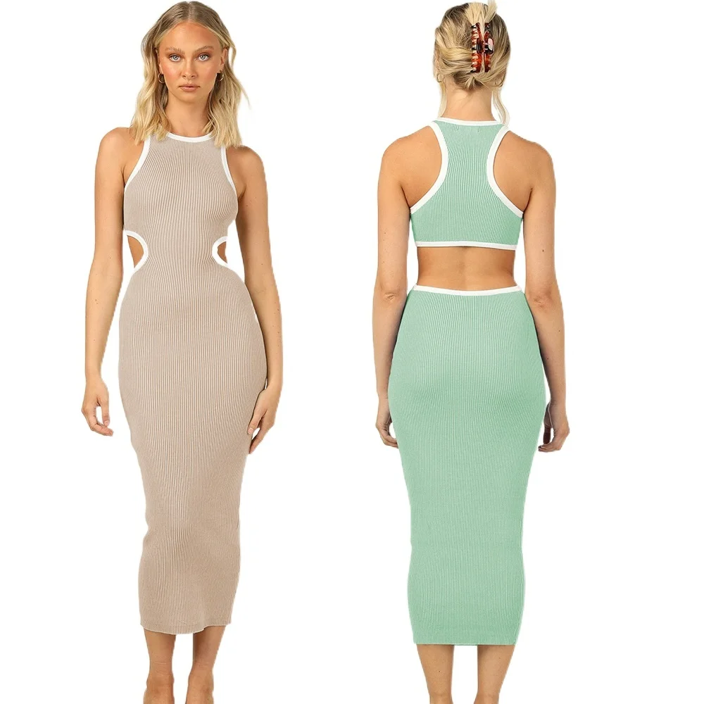 Solid Color Summer Fashion Women's Thread Hollowed Out Sexy Open Back I-shaped Sleeveless Jumpsuit Hip Wrap Skirt
Solid Color Summer Fashion Women's Thread Hollowed Out Sexy Open Back I-shaped Sleeveless Jumpsuit Hip Wrap Skirt