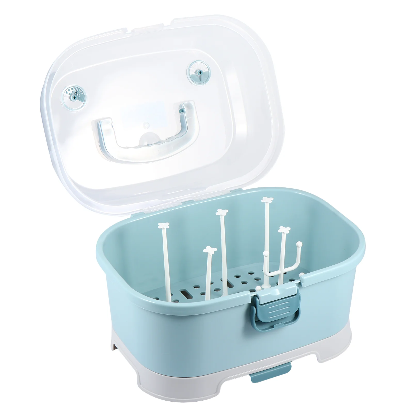 Portable Dryers Storage Box Breastfeeding Supplies Bottle Drying Rack Organizer Baby Bottles Drainer Container
Portable Dryers Storage Box Breastfeeding Supplies Bottle Drying Rack Organizer Baby Bottles Drainer Container
