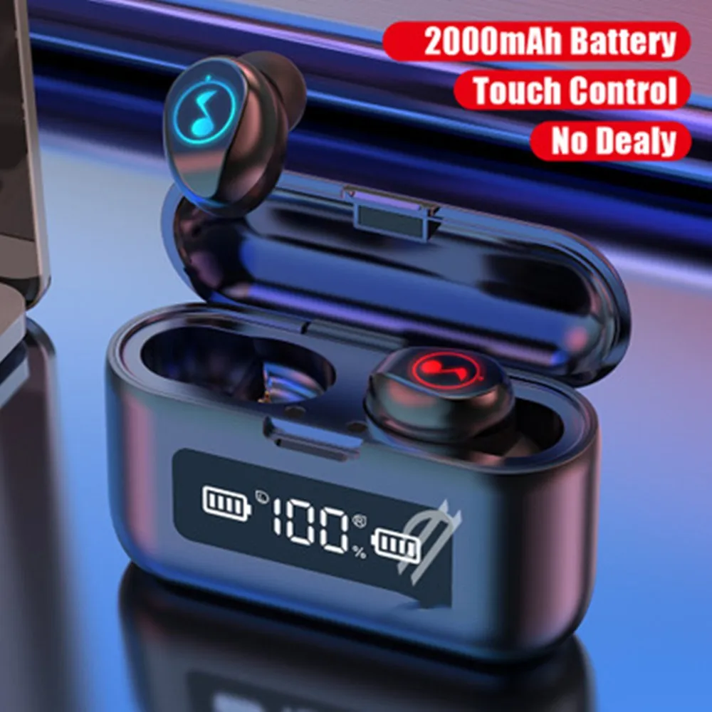 TWS True Wireless Earphones Bluetooth Earphones Earbuds Handsfree in ear Sports Headset with Charging Box For Smart phone
TWS True Wireless Earphones Bluetooth Earphones Earbuds Handsfree in ear Sports Headset with Charging Box For Smart phone