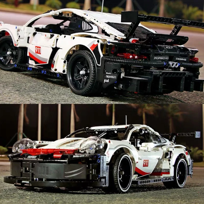 Porsched 911 RSR Sport Car Building Blocks 1580PCS Technical Classic 42096 Famous Racing Vehicl Bricks Toys For Adult Kids Gifts
Porsched 911 RSR Sport Car Building Blocks 1580PCS Technical Classic 42096 Famous Racing Vehicl Bricks Toys For Adult Kids Gifts