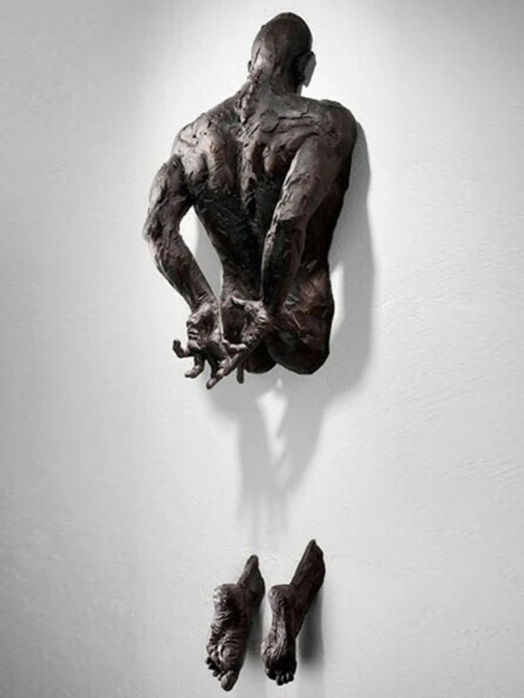 3D Through Wall Figure Sculpture Resin Electroplating Imitation Copper Abstract Hotel Indoor Wall Decoration Living Room Decor
3D Through Wall Figure Sculpture Resin Electroplating Imitation Copper Abstract Hotel Indoor Wall Decoration Living Room Decor