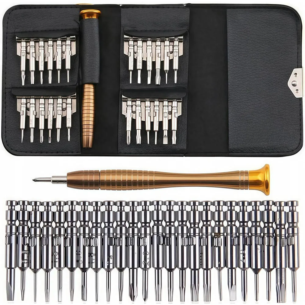 Прецизионные отвертки 25-1, ремонтный комплект, набор отверток с кожаным чехлом, профессиональные инструменты для открытия оч...
Прецизионные отвертки 25-1, ремонтный комплект, набор отверток с кожаным чехлом, профессиональные инструменты для открытия оч...