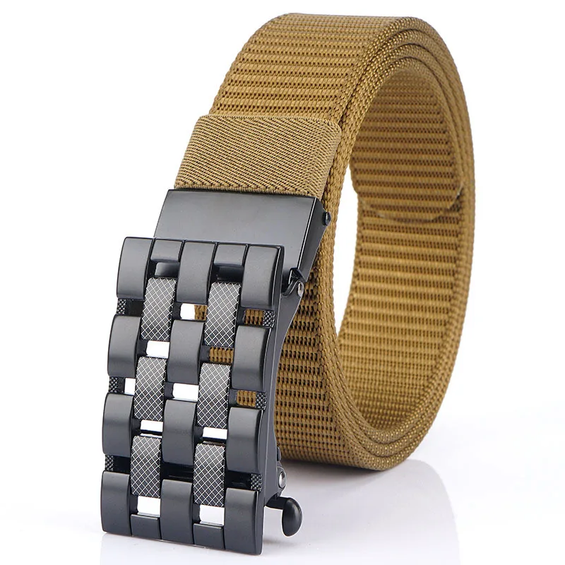 Alloy Buckle Men's Belt Personality Design Adjustable Breathable Nylon Casual Belt Business Dress Fashion Belt
Alloy Buckle Men's Belt Personality Design Adjustable Breathable Nylon Casual Belt Business Dress Fashion Belt