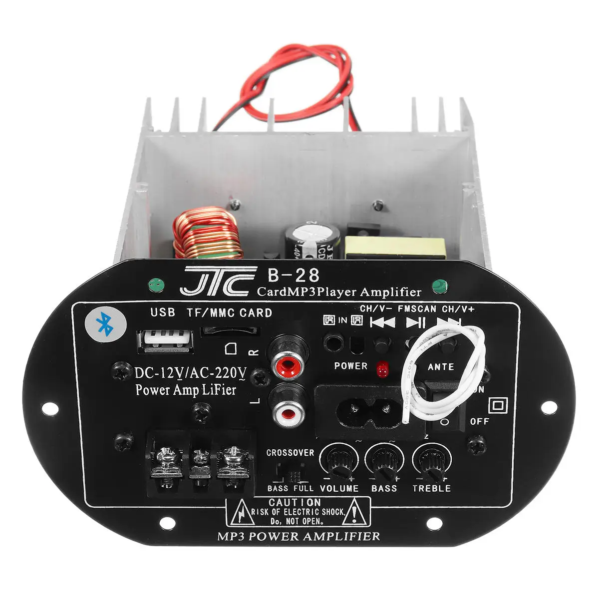 12V 220V Bluetooth Power Amplifier High Power Subwoofer Car Amplifier Board
12V 220V Bluetooth Power Amplifier High Power Subwoofer Car Amplifier Board