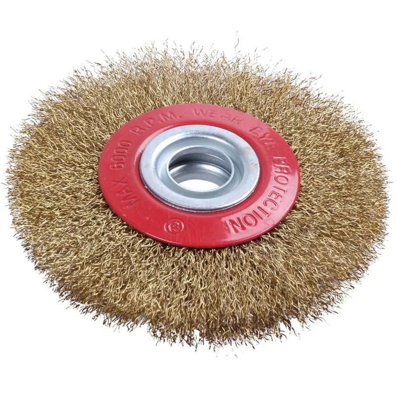 3X Wire Brush Wheel For Bench Grinder Polish + Reducers Adaptor Rings,5Inch 125Mm
3X Wire Brush Wheel For Bench Grinder Polish + Reducers Adaptor Rings,5Inch 125Mm