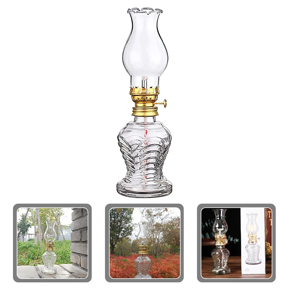 Outdoor Kerosene Lamp Desktop Decor Oil Lantern Ornaments Kerosene Lamp Large Glass Kerosene Lantern Kerosene Lamp Camping 
Outdoor Kerosene Lamp Desktop Decor Oil Lantern Ornaments Kerosene Lamp Large Glass Kerosene Lantern Kerosene Lamp Camping