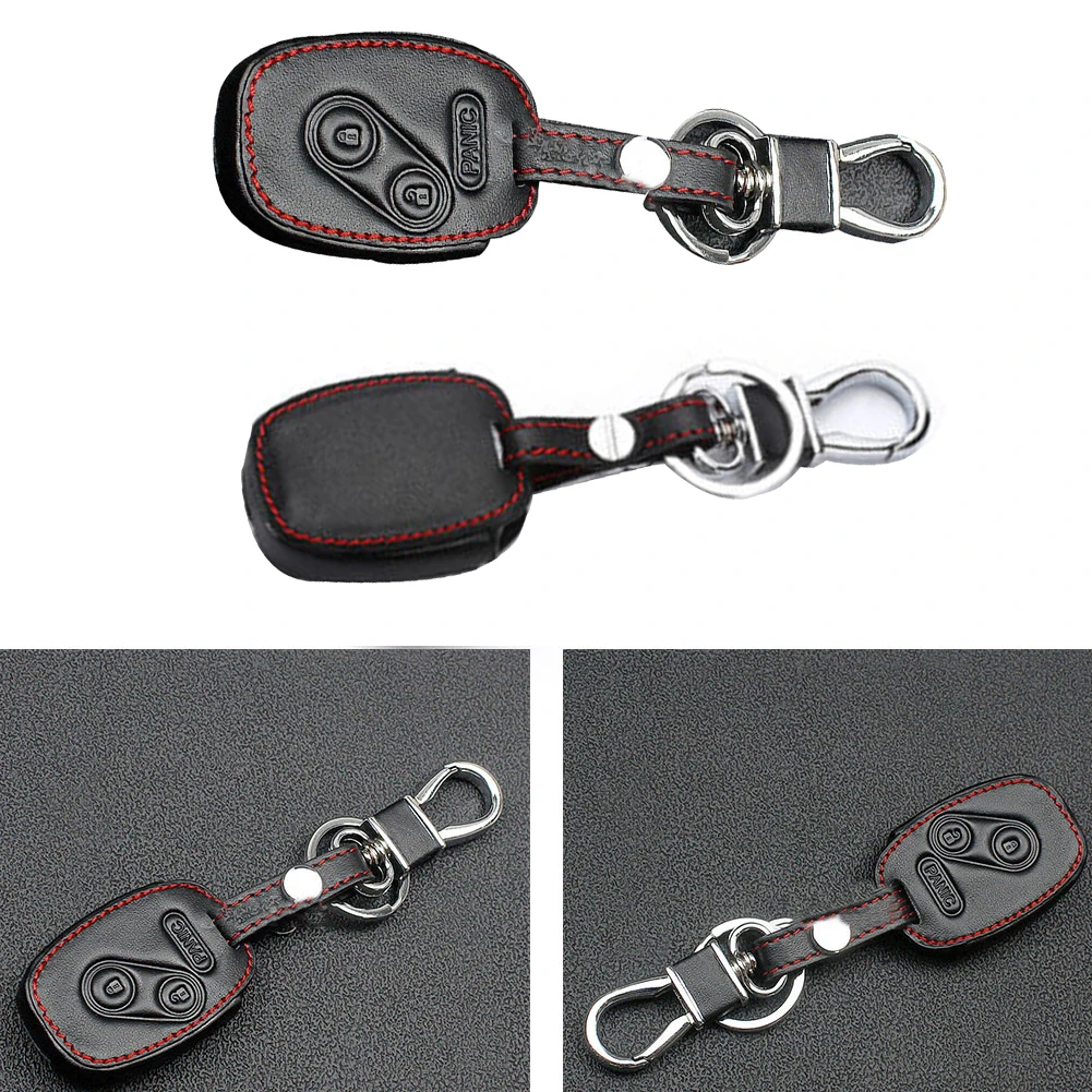 1pcs Car Key Accessorise Key Case With Keychain Metal Keychain Remote Key Case 3 Buttons Black Leather + Metal
1pcs Car Key Accessorise Key Case With Keychain Metal Keychain Remote Key Case 3 Buttons Black Leather + Metal