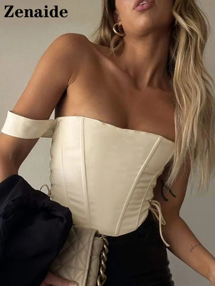 Zenaide 2022 Side Bandage Cut Out Crop Top Women Fashion Asymmetry Backless Khaki Summer Sexy Tube Tank Tops Y2K Club
Zenaide 2022 Side Bandage Cut Out Crop Top Women Fashion Asymmetry Backless Khaki Summer Sexy Tube Tank Tops Y2K Club
