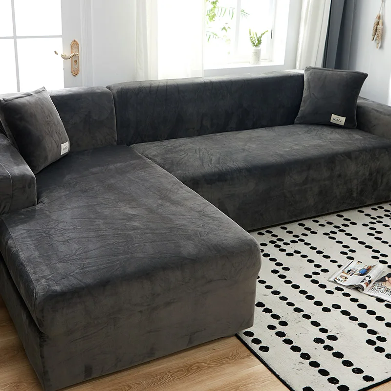 Nordic Elastic Sofa Covers Luxury Universal L Shape Velvet Plush Sofa Covers All Inclusive Housse Canape Home Textile 50
Nordic Elastic Sofa Covers Luxury Universal L Shape Velvet Plush Sofa Covers All Inclusive Housse Canape Home Textile 50