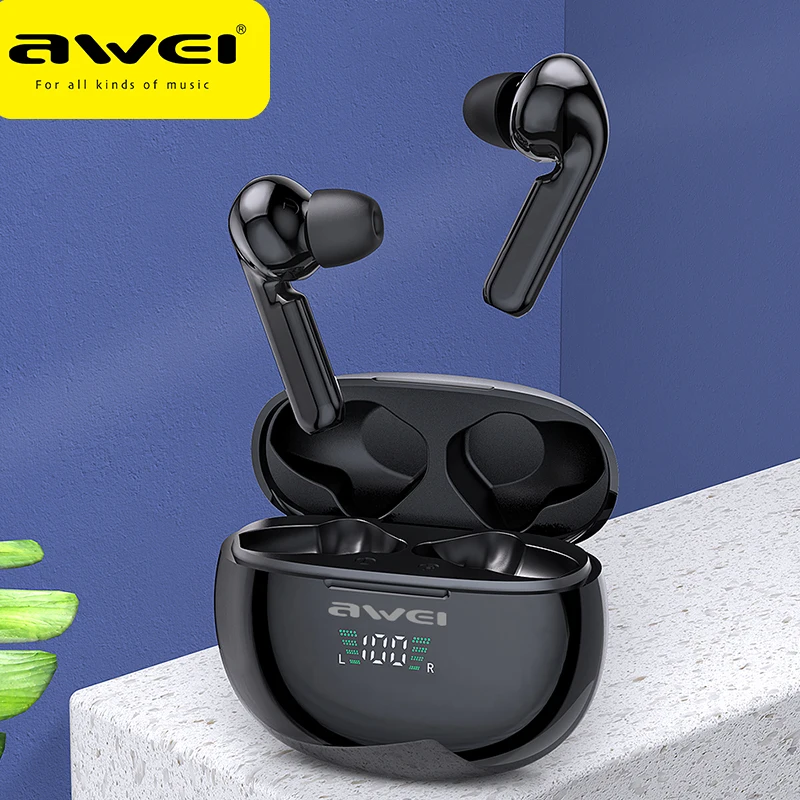 Awei Bluetooth Earphones Wireless Headphones Earbuds TWS Fone HIFI With Mic Hearding Aids LED Power Display For Sports Phones
Awei Bluetooth Earphones Wireless Headphones Earbuds TWS Fone HIFI With Mic Hearding Aids LED Power Display For Sports Phones