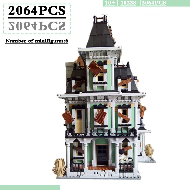 Movie Series 10228 Fighter Ghost House Model 2064PCS Brick Compatible with 16007 Kids Christmas Gifts Kids Birthday Gifts DIY
Movie Series 10228 Fighter Ghost House Model 2064PCS Brick Compatible with 16007 Kids Christmas Gifts Kids Birthday Gifts DIY