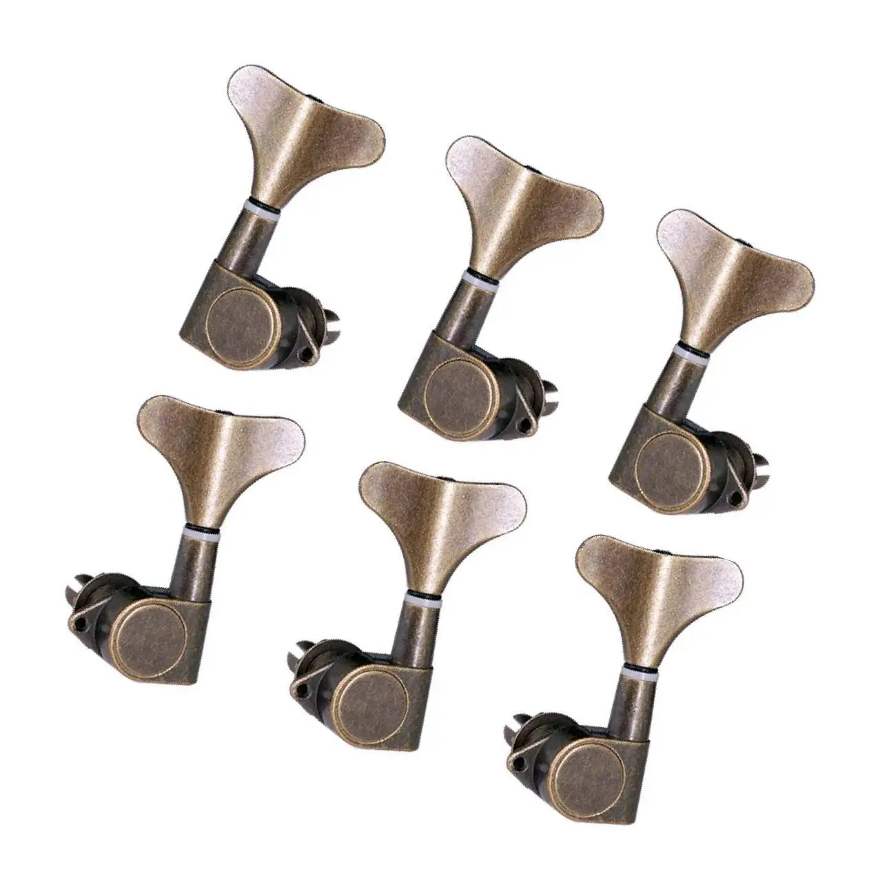 Fish Tail Buttons Bass Guitar String Tuner Pegs Key Machine Head 3L3R Bronze 
Fish Tail Buttons Bass Guitar String Tuner Pegs Key Machine Head 3L3R Bronze
