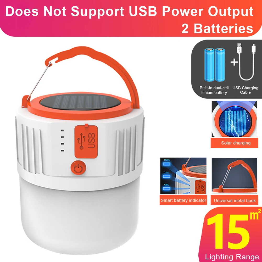 24LED Outdoor LED Lamp Bulb Rechargeable LED Emergency Lights Portable Tent Lamp for Camping Fishing Hiking Patio Porch Garden
24LED Outdoor LED Lamp Bulb Rechargeable LED Emergency Lights Portable Tent Lamp for Camping Fishing Hiking Patio Porch Garden