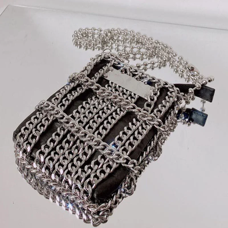 Дизайнерская модная плетеная женская сумка через плечо с цепочками, сумки через плечо, Роскошная вечерняя вечерние из искусственной кожи, м... 
Дизайнерская модная плетеная женская сумка через плечо с цепочками, сумки через плечо, Роскошная вечерняя вечерние из искусственной кожи, м...