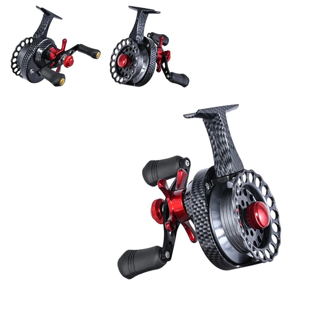 YFASHION Ice Fishing Reel 3.5:1 High Speed Ratio Metal+Nylon Spool 4+1Ball Bearing Ice Fish Reel Precision Freespool For Fishing 
YFASHION Ice Fishing Reel 3.5:1 High Speed Ratio Metal+Nylon Spool 4+1Ball Bearing Ice Fish Reel Precision Freespool For Fishing