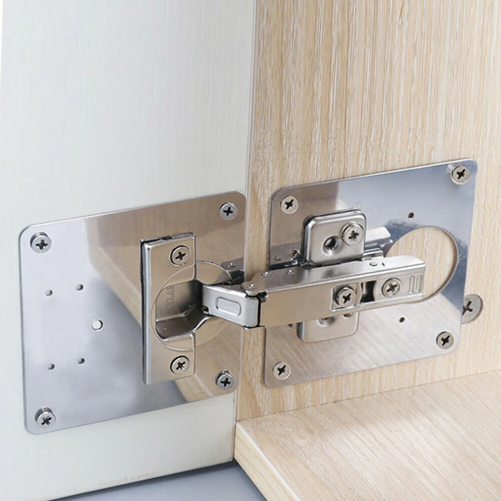 1/2/4/10pcs Hinge Repair Plate Brushed Stainless Steel Cabinet Hinge Fixing Plate Bracket Kit With Mounting Screws Door Hardware
1/2/4/10pcs Hinge Repair Plate Brushed Stainless Steel Cabinet Hinge Fixing Plate Bracket Kit With Mounting Screws Door Hardware