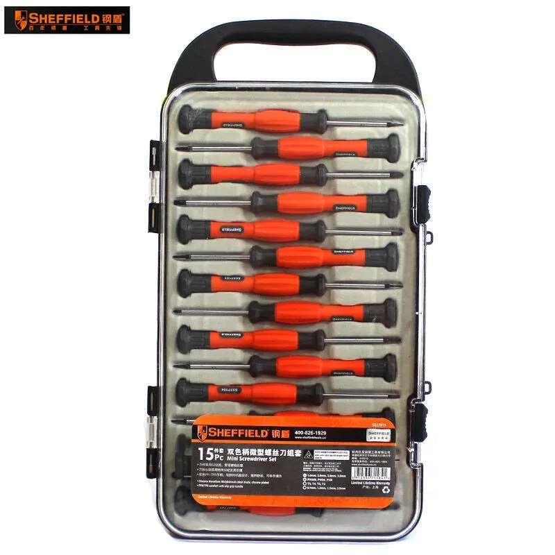 SHEFFIELD Multifunction precision screwdriver set with rotation cap for DIY computer repair disassemble mobile phone tool
SHEFFIELD Multifunction precision screwdriver set with rotation cap for DIY computer repair disassemble mobile phone tool