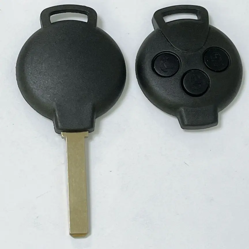 3 Buttons Car Key Shell Fob Uncut Blank Blade Remote Key Case Cover Fit For Mercedes-Benz Smart For 451 2007-2013
3 Buttons Car Key Shell Fob Uncut Blank Blade Remote Key Case Cover Fit For Mercedes-Benz Smart For 451 2007-2013