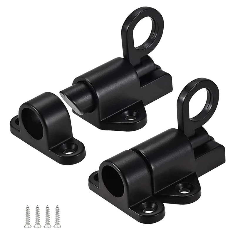 2 Pack Spring Loaded Latch Sliding Lock, Used For Automatic Door Closing Gun Barrel Latch Automatic Sliding Door Lock
2 Pack Spring Loaded Latch Sliding Lock, Used For Automatic Door Closing Gun Barrel Latch Automatic Sliding Door Lock