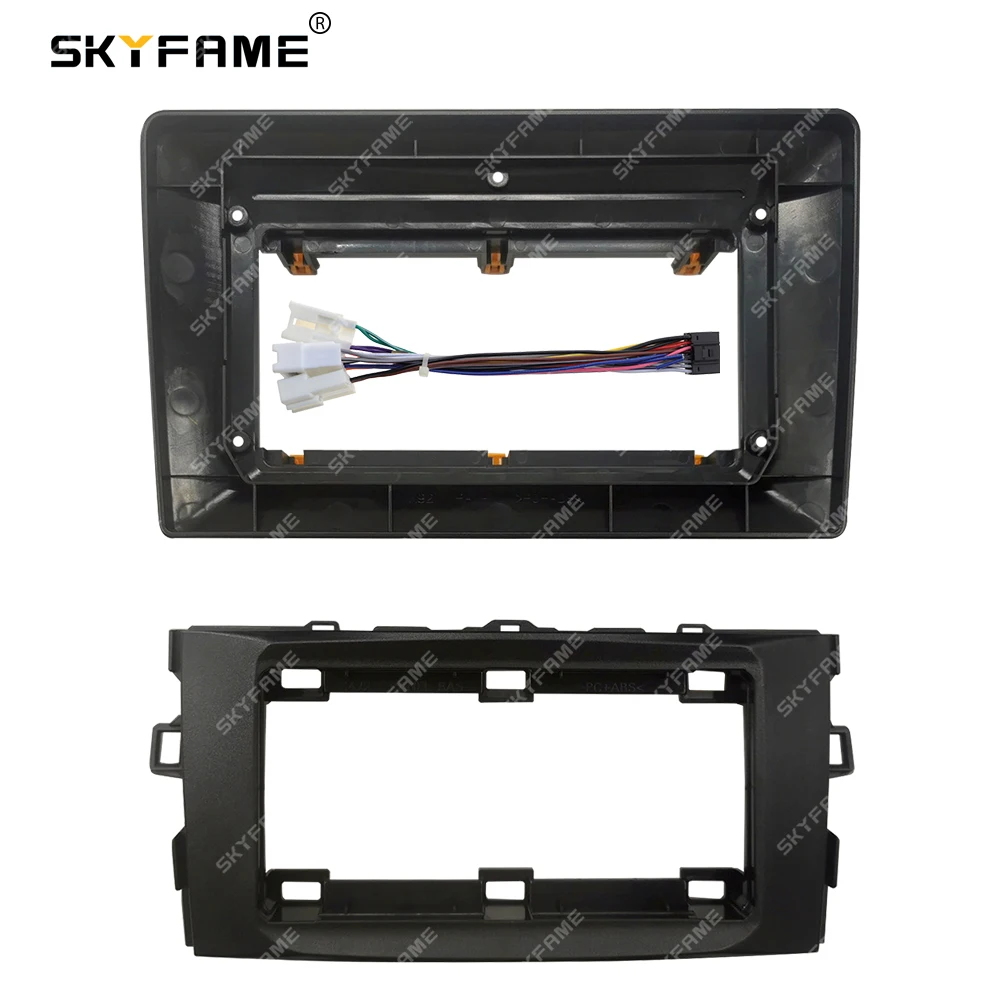 SKYFAME Автомобильная рамка Fascia адаптер Canbus коробка декодер Android Радио Аудио приборная панель комплект для Toyota Auris E150
SKYFAME Автомобильная рамка Fascia адаптер Canbus коробка декодер Android Радио Аудио приборная панель комплект для Toyota Auris E150