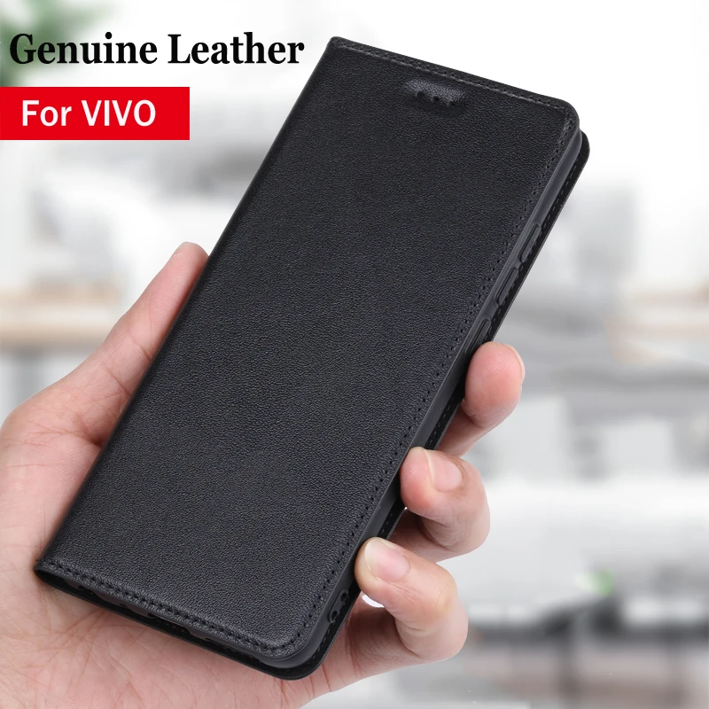 

Genuine Leather Flip Case for Vivo V21 V17 NEO V20 SE Y17 Y12 X80 X60 X50 Y52 Y75 Y55 Y53 Y72 Y20 Y31 Y51 Y50 Y30 Y70 Cover Case