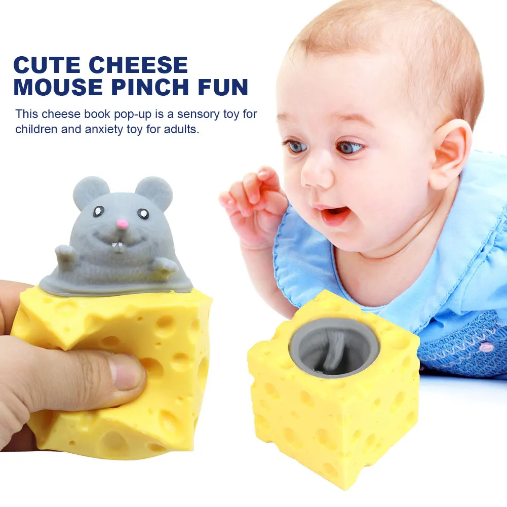 Cheese Mouse Finger Exercise Toys Washable TPR Soft Glue Squeeze Stress Relief Toys Multipurpose Game Props for Kids Party Gifts
Cheese Mouse Finger Exercise Toys Washable TPR Soft Glue Squeeze Stress Relief Toys Multipurpose Game Props for Kids Party Gifts