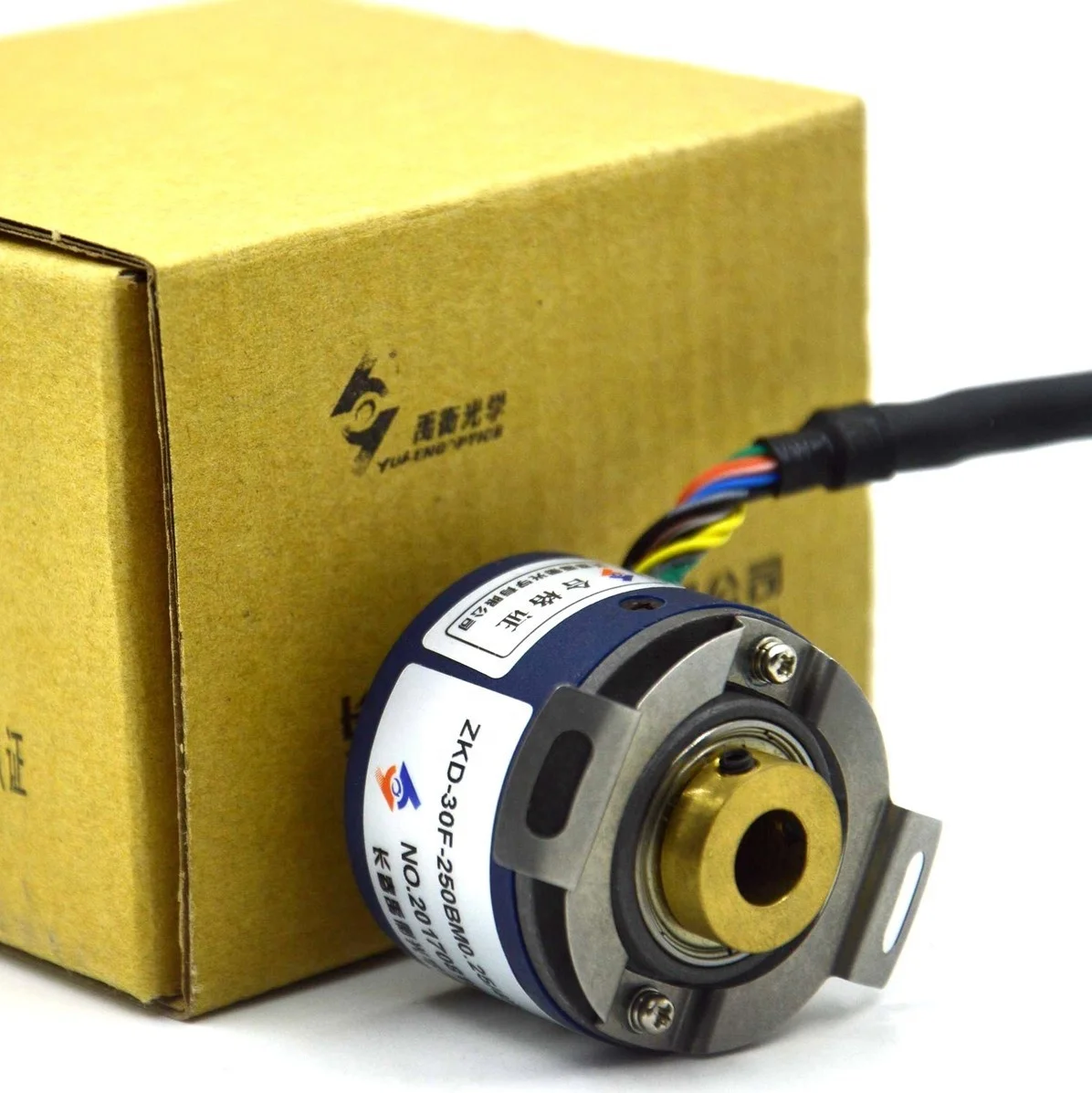

ZKD-30F-250BM0.25/4P-G05L-B-0.6m YUHENG Hollow shaft rotary encoder New original genuine goods are available from stock