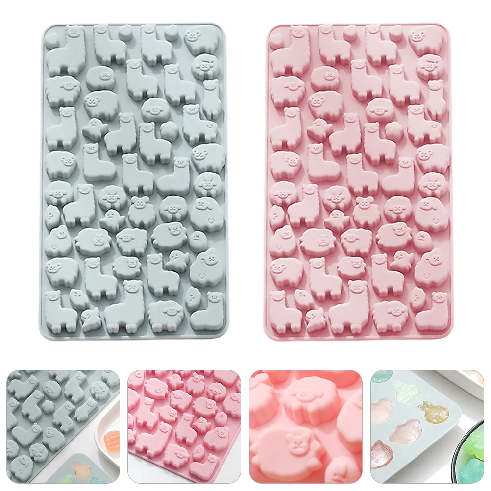 

2 Pcs Fruit Jelly Chocolate Silicone Mold Molds Cookie Silica Gel Homemade Baking Pastry and pastry