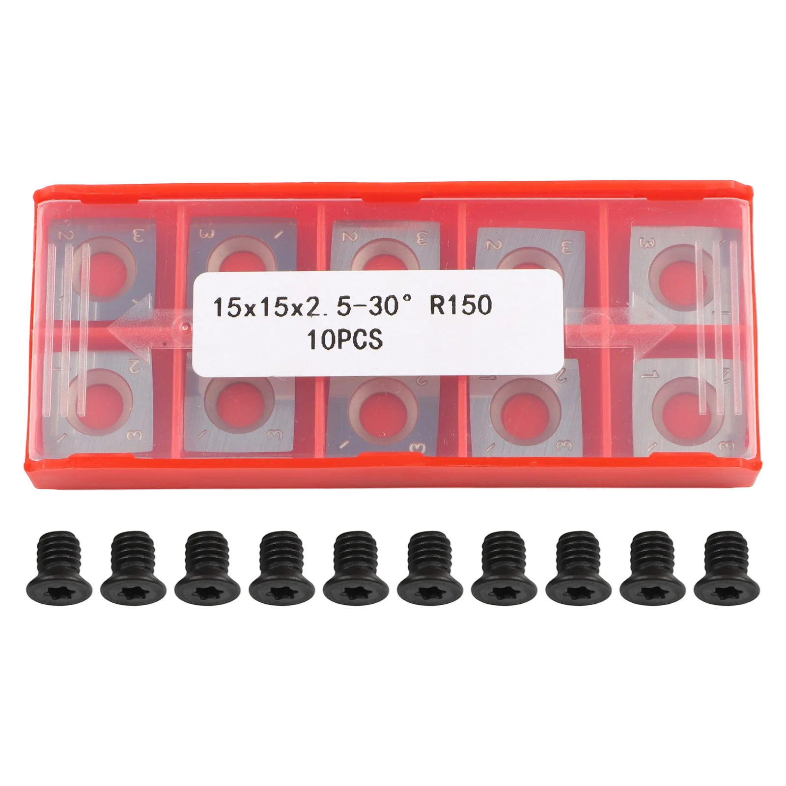 10 шт. твердосплавные лезвия с 10 шт. винтами 15 мм квадратные твердосплавные вставки фрезы 15x15x2,5 R150 сменные режущие головки твердосплавные инструменты
10 шт. твердосплавные лезвия с 10 шт. винтами 15 мм квадратные твердосплавные вставки фрезы 15x15x2,5 R150 сменные режущие головки твердосплавные инструменты