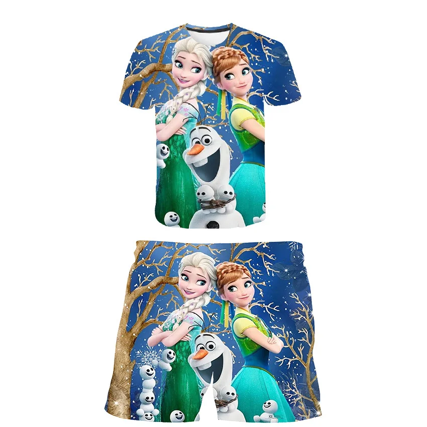 Frozen 2 Girls Clothing Sets 2022 Summer Kids Clothes Elsa Anna T Shirts + Shorts Children Clothing Disney Series Casual Outfits
Frozen 2 Girls Clothing Sets 2022 Summer Kids Clothes Elsa Anna T Shirts + Shorts Children Clothing Disney Series Casual Outfits
