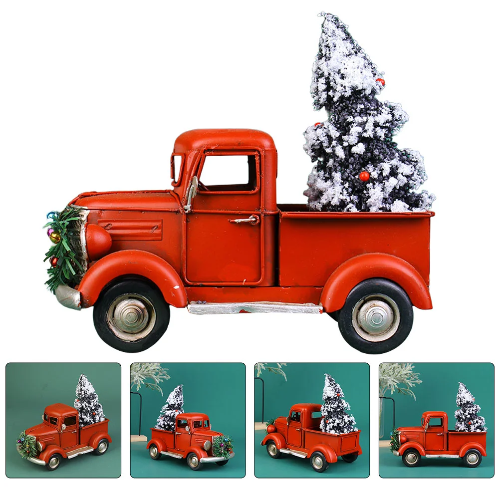 Truck Red Vintage Christmas Decor Pickup Ornament Metal Car Figurines Decoration Mini Treeiron Andclassic Farmhouse Statue
Truck Red Vintage Christmas Decor Pickup Ornament Metal Car Figurines Decoration Mini Treeiron Andclassic Farmhouse Statue