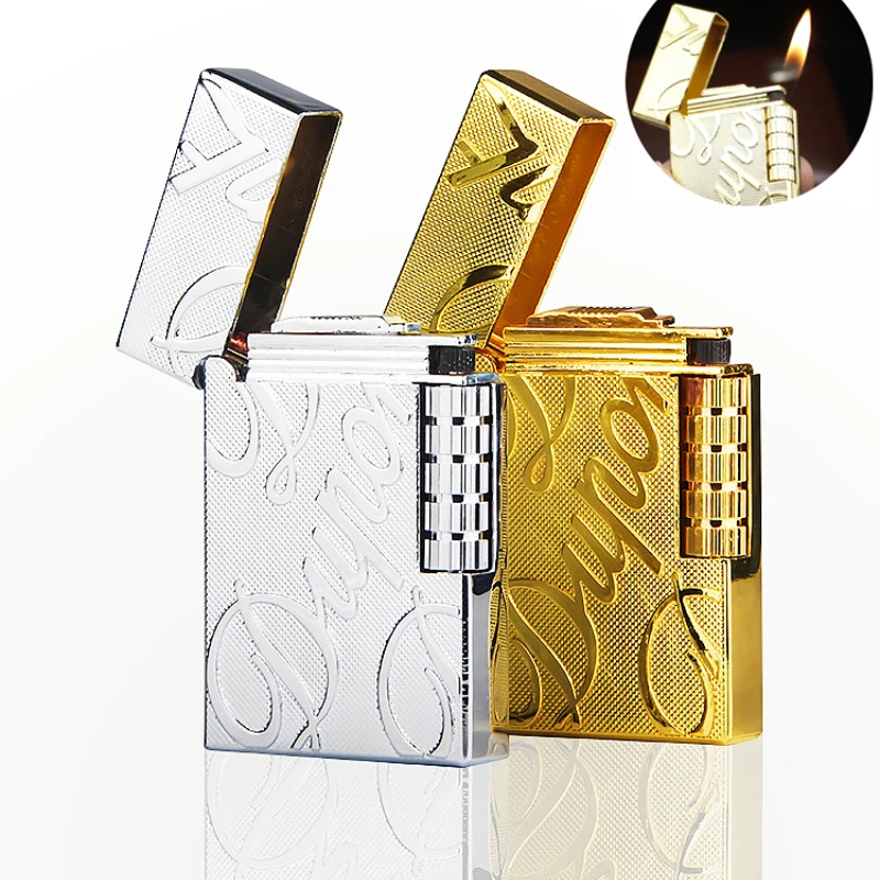 Grinding Wheel Open Fmale Lighter Metal Inflatable Encendedores Plating Letter Butane Gas Isqueiro Cigarette Smoking Lighter
Grinding Wheel Open Fmale Lighter Metal Inflatable Encendedores Plating Letter Butane Gas Isqueiro Cigarette Smoking Lighter