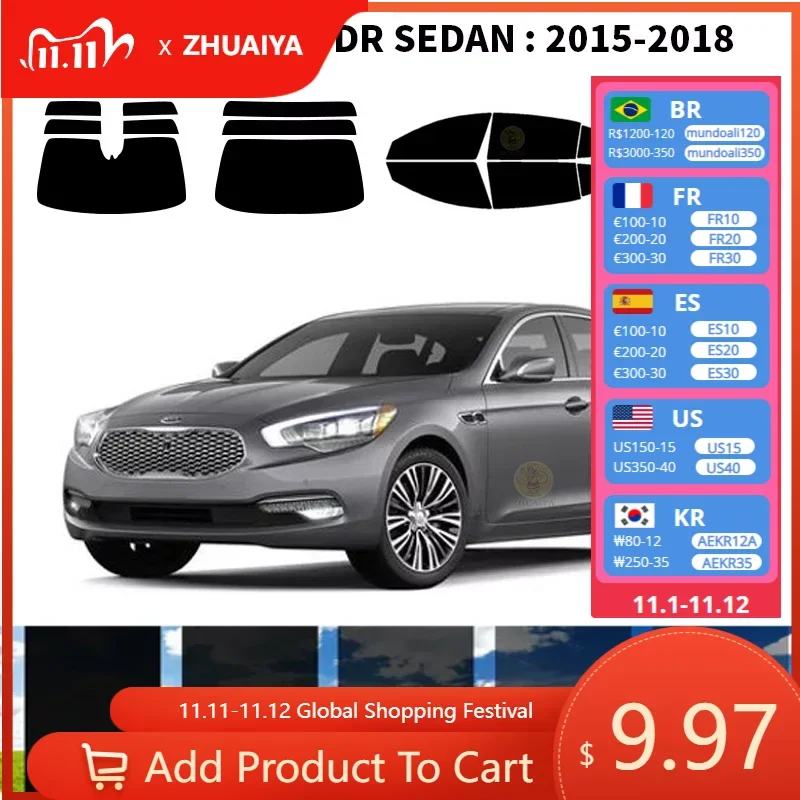 Нанокерамическая Автомобильная УФ-пленка Precut для окна KIA K900 4 DR SEDAN 2015-2018
Нанокерамическая Автомобильная УФ-пленка Precut для окна KIA K900 4 DR SEDAN 2015-2018