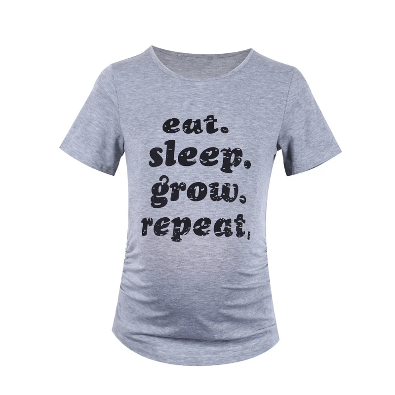 Women Maternity Tunic Tops Mama Clothes Flattering Side Ruched Short Sleeve Scoop Neck Pregnancy T-shirt Breastfeeding Clothing
Women Maternity Tunic Tops Mama Clothes Flattering Side Ruched Short Sleeve Scoop Neck Pregnancy T-shirt Breastfeeding Clothing