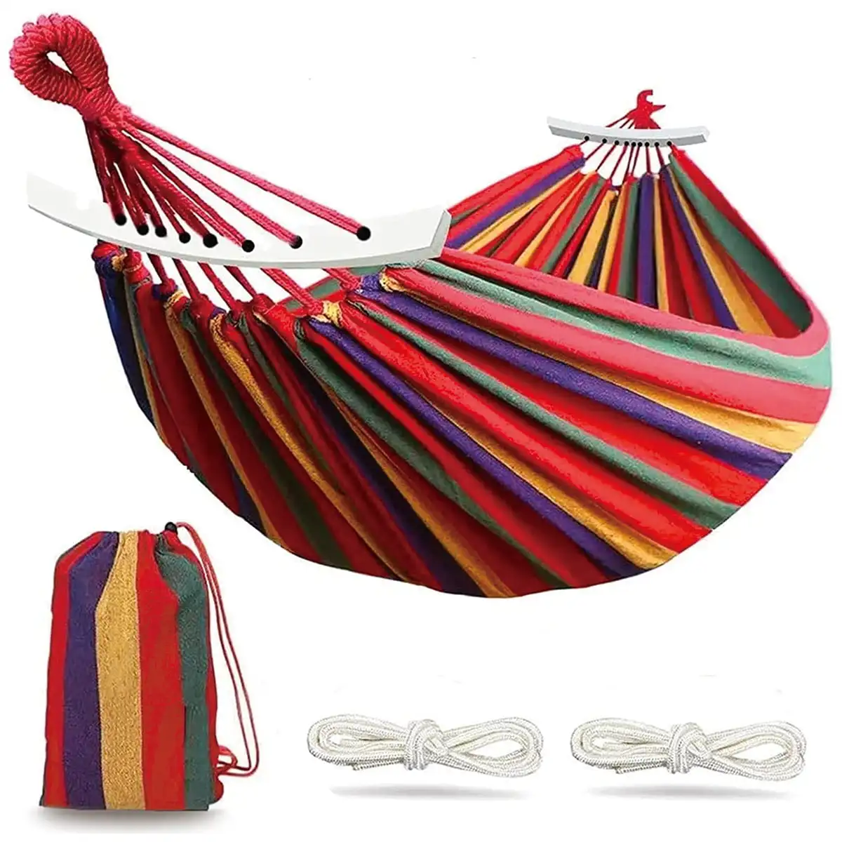 Hammocks, Brazilian Double Hammock Cotton Hammock Bed, 2 Person Camping hammocks and Patio Hammocks w/ Portable Carrying Bag Rai
Hammocks, Brazilian Double Hammock Cotton Hammock Bed, 2 Person Camping hammocks and Patio Hammocks w/ Portable Carrying Bag Rai
